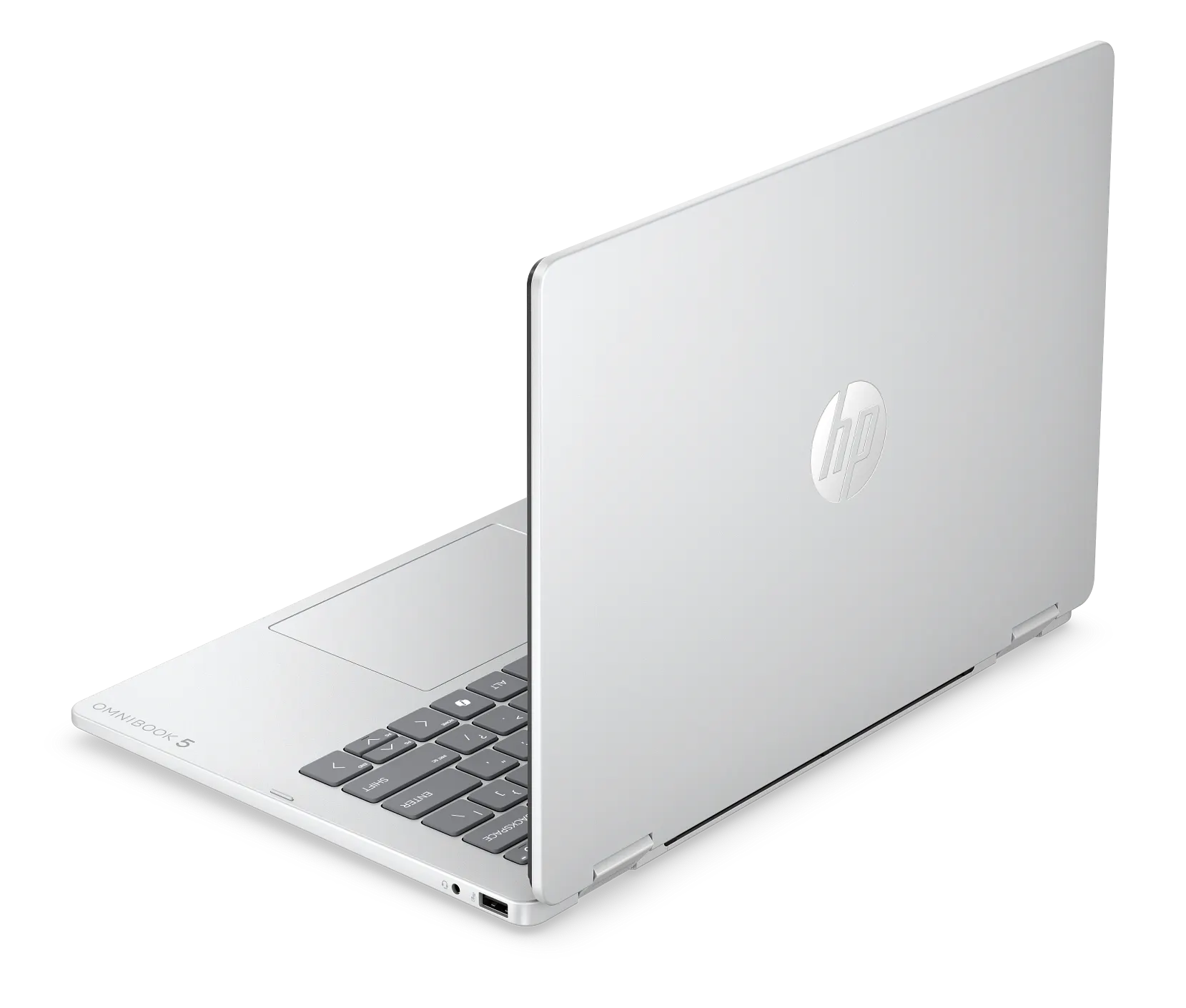 Series 4 of 6 HP Home Laptop PCs, HP OmniBook 5 Flip 2-in-1 Laptop Next Gen AI 14T-KM000, 14" 2K display