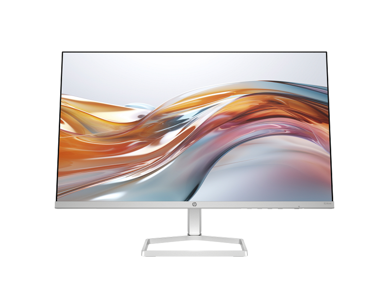 24C1 HP Series 5 23.8inch FHD White Monitor 524sw CeramicWhite screenSH CoreSet Front WhiteBg