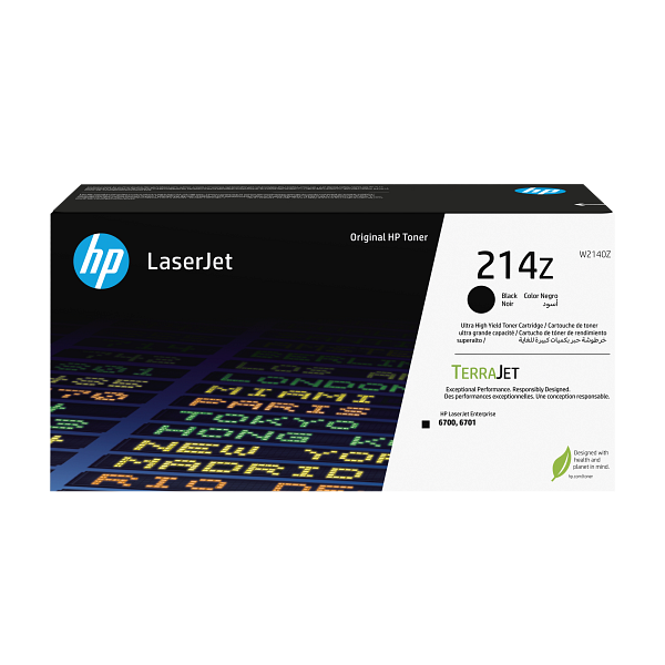 HP 214Z Black Ultra High Yield Toner Cartridge W2140Z W2140-00002a EMEA