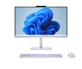 HP OmniStudio All-in-One Desktop 24-cv0570m PC, Windows 11 Home, 23.8", AMD Ryzen™ 5, 16GB RAM, 512GB SSD, FHD, Amethyst haze