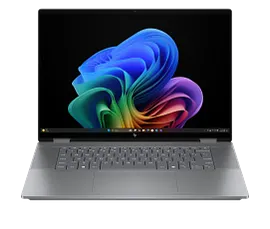 HP OmniBook X Flip 16 inch 2-in-1 Laptop Next Gen AI PC, Windows 11 Home, 16", Touch screen, AMD Ryzen™ AI 7, 32GB RAM, 1TB SSD, 3K, Meteor silver