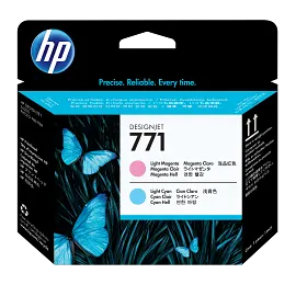 HP 771 Light Magenta/Light Cyan DesignJet Printhead, CE019A