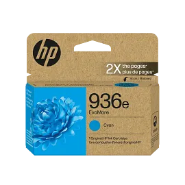 HP 936e EvoMore Cyan Original Ink Cartridge, 4S6V3LN