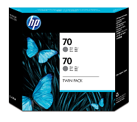 HP 70 2-pack 130-ml Gray DesignJet Ink Cartridges