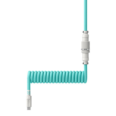 HP 6J681AA HyperX USB-C világoszöld-fehér spirálkábel