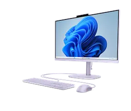 HP OmniStudio All-in-One Desktop 24-cv0570m PC, Windows 11 Home, 23.8", AMD Ryzen™ 5, 16GB RAM, 512GB SSD, FHD, Amethyst haze