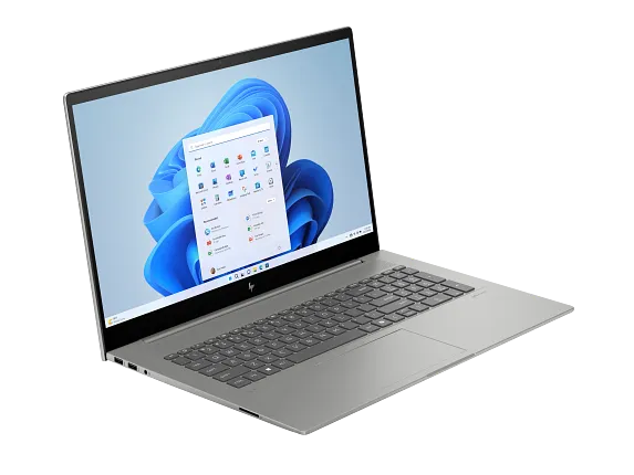 Series 6 of 7 HP Home Laptop PCs, HP Envy Laptop 17, Windows 11 Pro, 17.3", Intel® Core™ Ultra 7, 32GB RAM, 1TB SSD, NVIDIA® GeForce RTX™ 3050, 4K UHD, Mineral silver