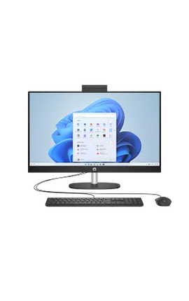 HP All-in-One 27-cr0055m PC, Windows 11 Home, 27", AMD Ryzen™ 7, 16GB RAM, 1TB SSD, FHD