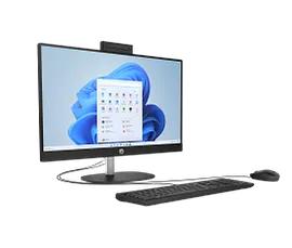 HP All-in-One 24-cr0055m PC, Windows 11 Home, 23.8", AMD Ryzen™ 5, 16GB RAM, 1TB SSD, FHD, Jet black