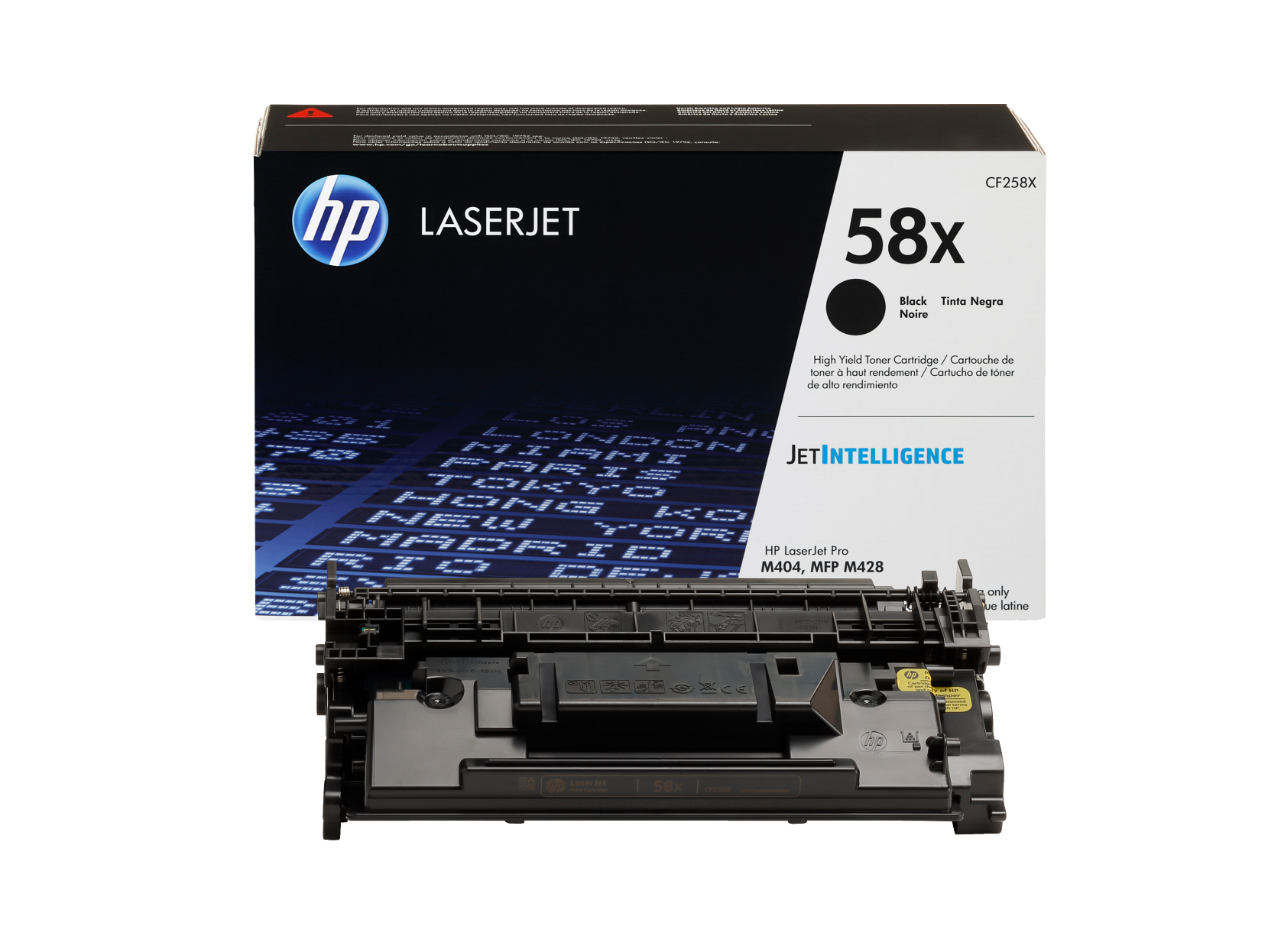 HP 58X Cartouche de toner noir haute capacité originale LaserJet, ~10 000 pages, CF258X - Photo 1/9