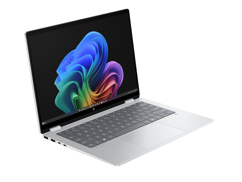 HP OmniBook X Flip 14 inch 2-in-1 Laptop Next Gen AI PC 14-fm0000_Product_Glacier silver_Product Only_Right facing מחשב נייד OmniBook X Flip 2-in-1 Next Gen AI&nbsp;14-fm0006nj&nbsp;מבית HP