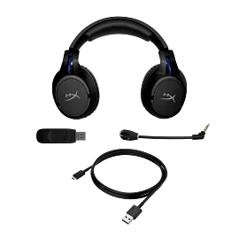 HyperX Cloud Flight - Wireless Gaming Headset - PlayStation - Black-Blue