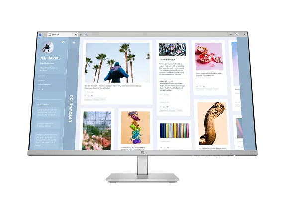 HP Home Monitors, HP Series 5 27 inch FHD Height Adjust Monitor  - 527sh