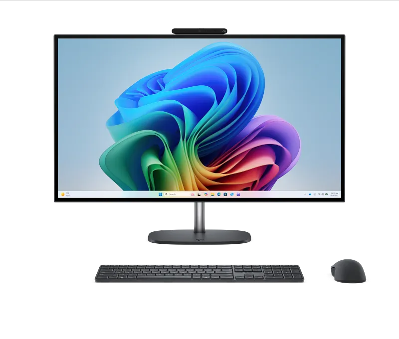 Hp omnistudio x 27-cx0170ng | 27" qhd 120 hz | intel core ultra 7 365h | 16 gb ram 1 tb ssd | windows 11 | all-in-one računalnik 1 Hp omnistudio x 27-cx0170ng all-in-one računalnik sprednji pogled z qhd zaslonom