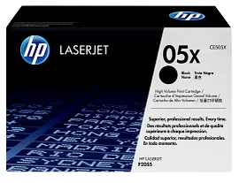 HP 05X High Yield Black Original LaserJet Toner Cartridge, CE505X