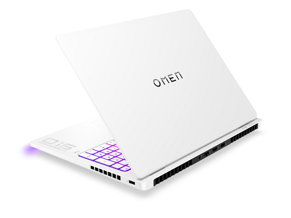 OMEN MAX 16 inch Gaming Laptop PC 16-ah0000_Product_Ceramic white_Product Only_Left rear facing