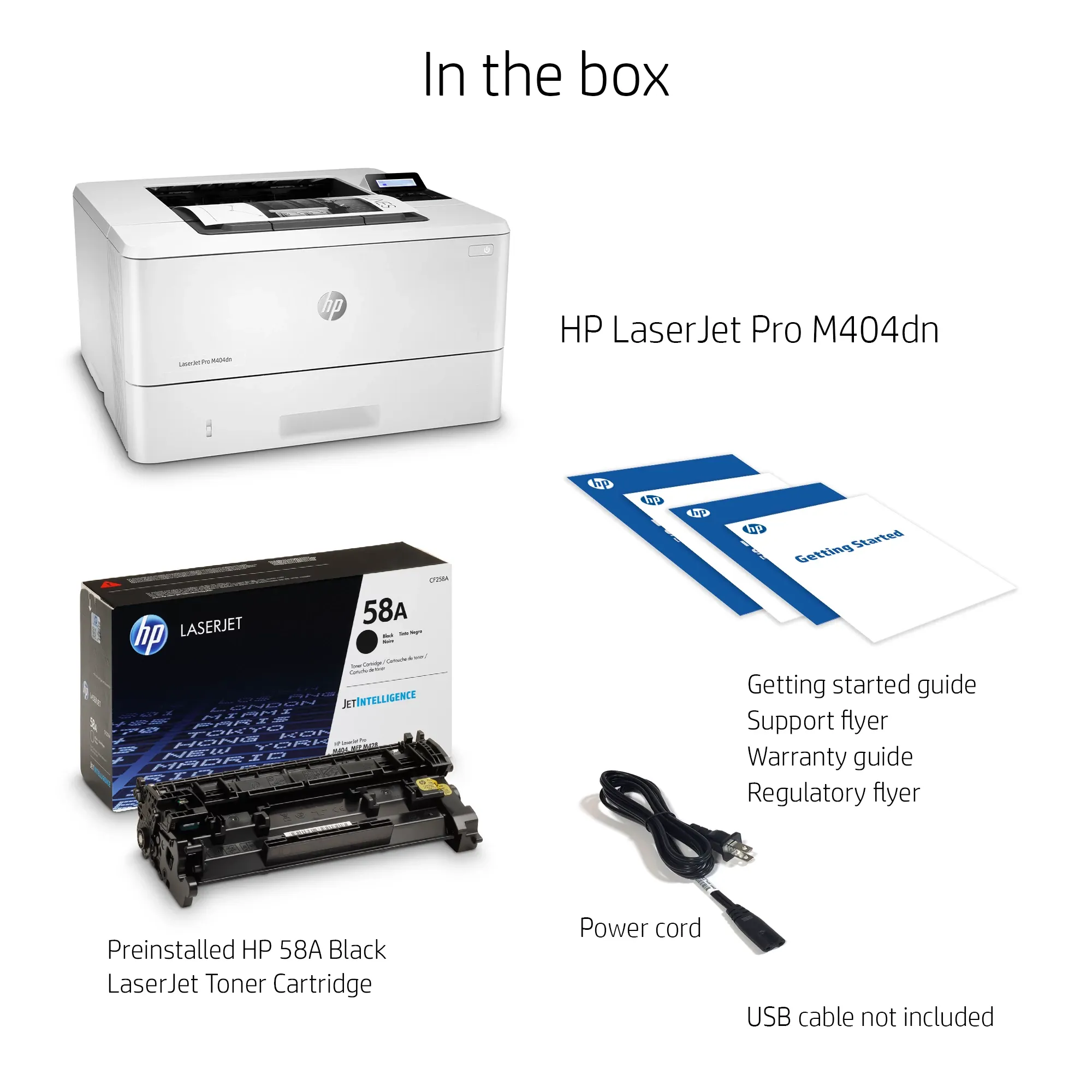 HP LaserJet Pro M404dn - Thumbnail 2