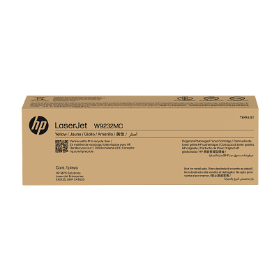 HP W9232MC Yellow Managed Original LaserJet Toner Cartridge