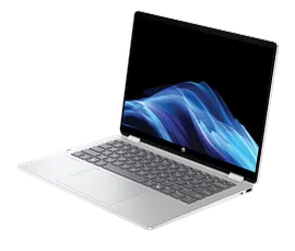 HP OmniBook 5 Flip 2-in-1 Laptop 14-fp0057nr 14", Touch screen, Windows 11 Home, Intel® Core™ 5, 8GB RAM, 256GB SSD, 2K, Glacier silver