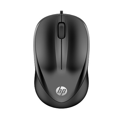 18C2 - HP Wired Mouse 1000 Jet Black