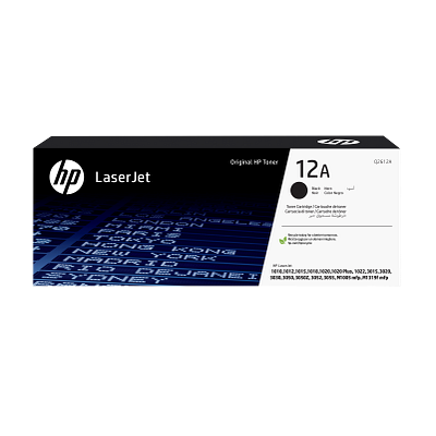 HP 12A Black Original LaserJet Toner Cartridge - Specifications ...