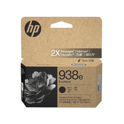 HP 938e EvoMore Black Original Ink Cartridge