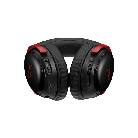 HP A59Z0AA HyperX Cloud III S vezeték nélküli gamer headset (fekete/piros)