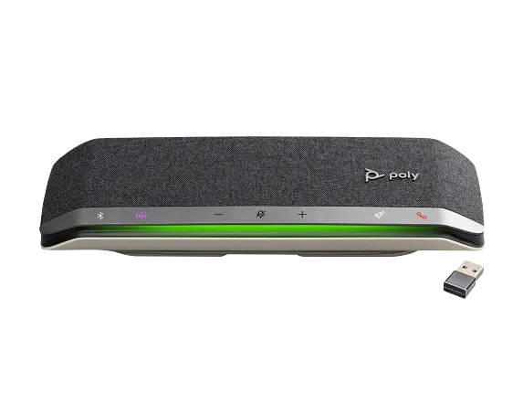 Poly Sync 40+ Microsoft Teams Certified USB-A USB-C Speakerphone +BT700 USB-A Adapter