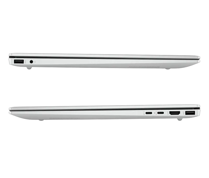 Hp omnibook 5 16-br0151ng | 16" wuxga oled 300 nits | amd ryzen ai 5 230 | 16gb ram 512gb ssd | windows 11 | prenosnik 3 Hp omnibook 5 16-br0151ng prikaz priključkov in tankega profila