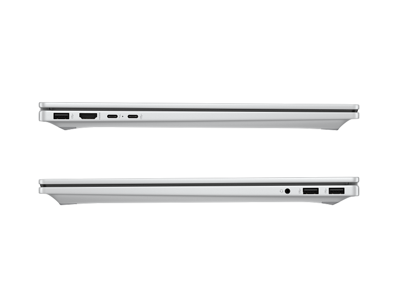 25C1 OmniBook 7 17 Glacier Silver nonFPR Core Set StackedProfile TransparentBG מחשב נייד OmniBook 7 Next Gen AI 17-dc0000nj מבית HP