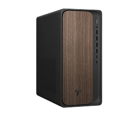 HP OmniDesk Desktop AI M03-0173t PC, Windows 11 Home, Intel® Core™ Ultra 7, 16GB RAM, 2TB SSD, Dark wood