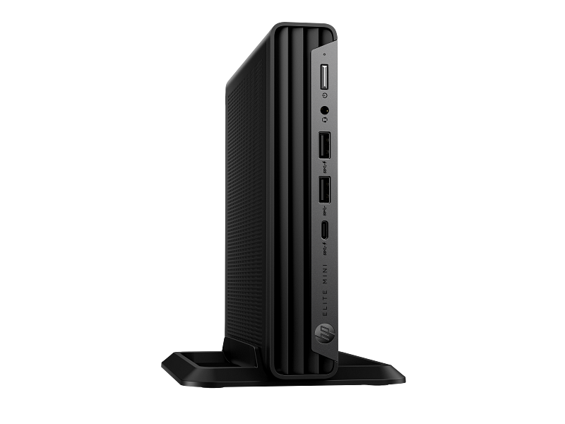 HP-Elite-Mini-805-G8-Desktop-PC-GravityGray-NonODD-CoreSet-VerticalStand-WhiteBG-FrontRight