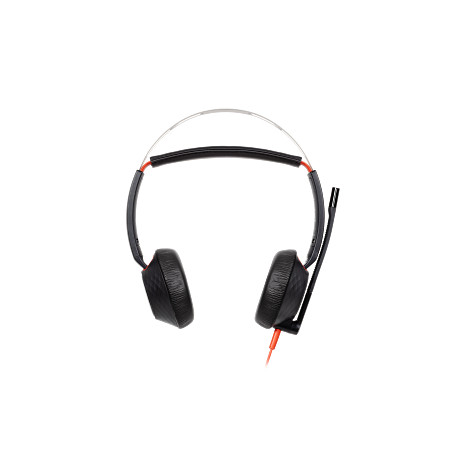 HP 93S88AA Poly Blackwire 5220 sztereó USB-C headset + 3,5 mm-es csatlakozó + USB-C–USB-A-adapter
