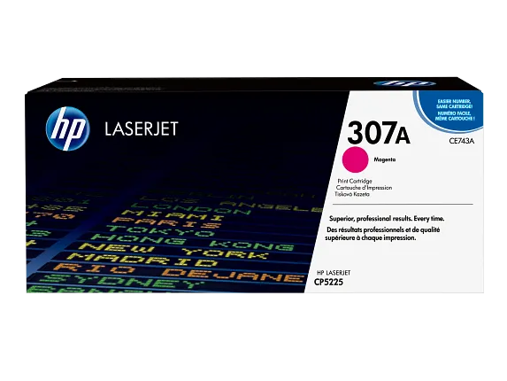 307A Magenta LaserJet Toner Cartridge (CE743A) | HP® Store 307A Magenta LaserJet Toner Cartridge (CE743A) | HP® Store