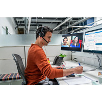 HP 8X230AA Poly Blackwire 5210 monaurális USB-C headset + 3,5 mm-es csatlakozó + USB-C–USB-A-adapter