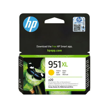 HP 951XL CN048AE sárga tintapatron eredeti CN048AE Officejet Pro 8100 8600 8610 8620 251 275 (1500 old.)