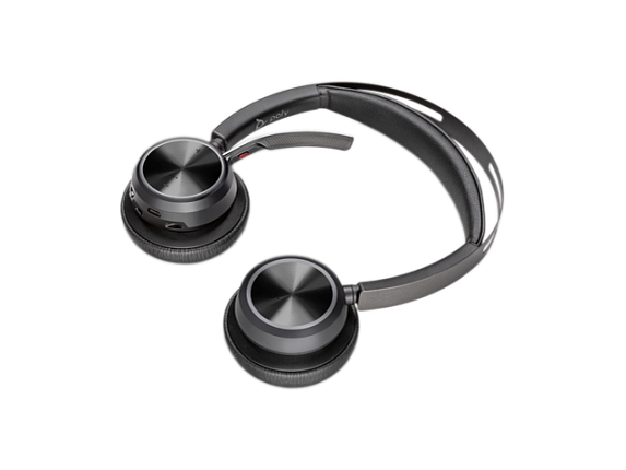 Micro-casque Poly Voyager Focus 2 USB-C-C + adaptateur USB-C/A