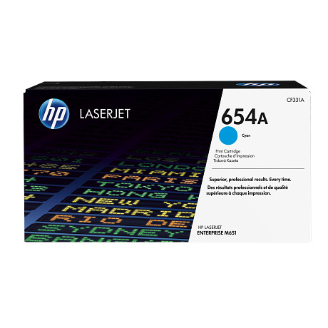 HP 654A CF331A ciánkék toner / festékkazetta LaserJet M651 (15000 old.)