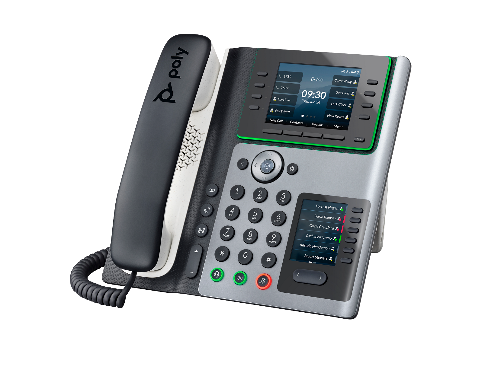 Poly Edge E400 IP Phone and PoE-enabled - Picture 2 of 5