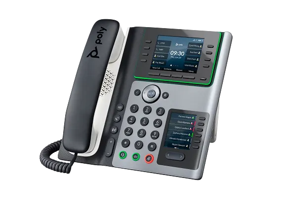 Series 2 of 4 Voice, Poly Edge E450 IP Phone and PoE-enabled