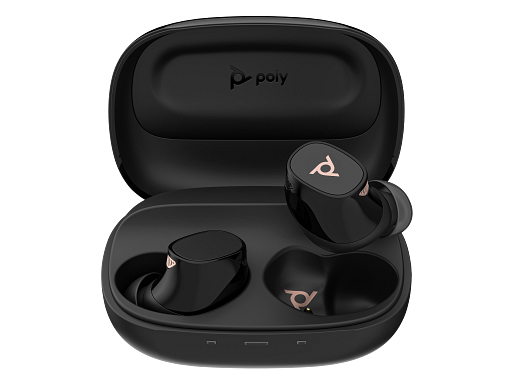 Poly Voyager Free 20 Black Earbuds +Basic Charge Case
