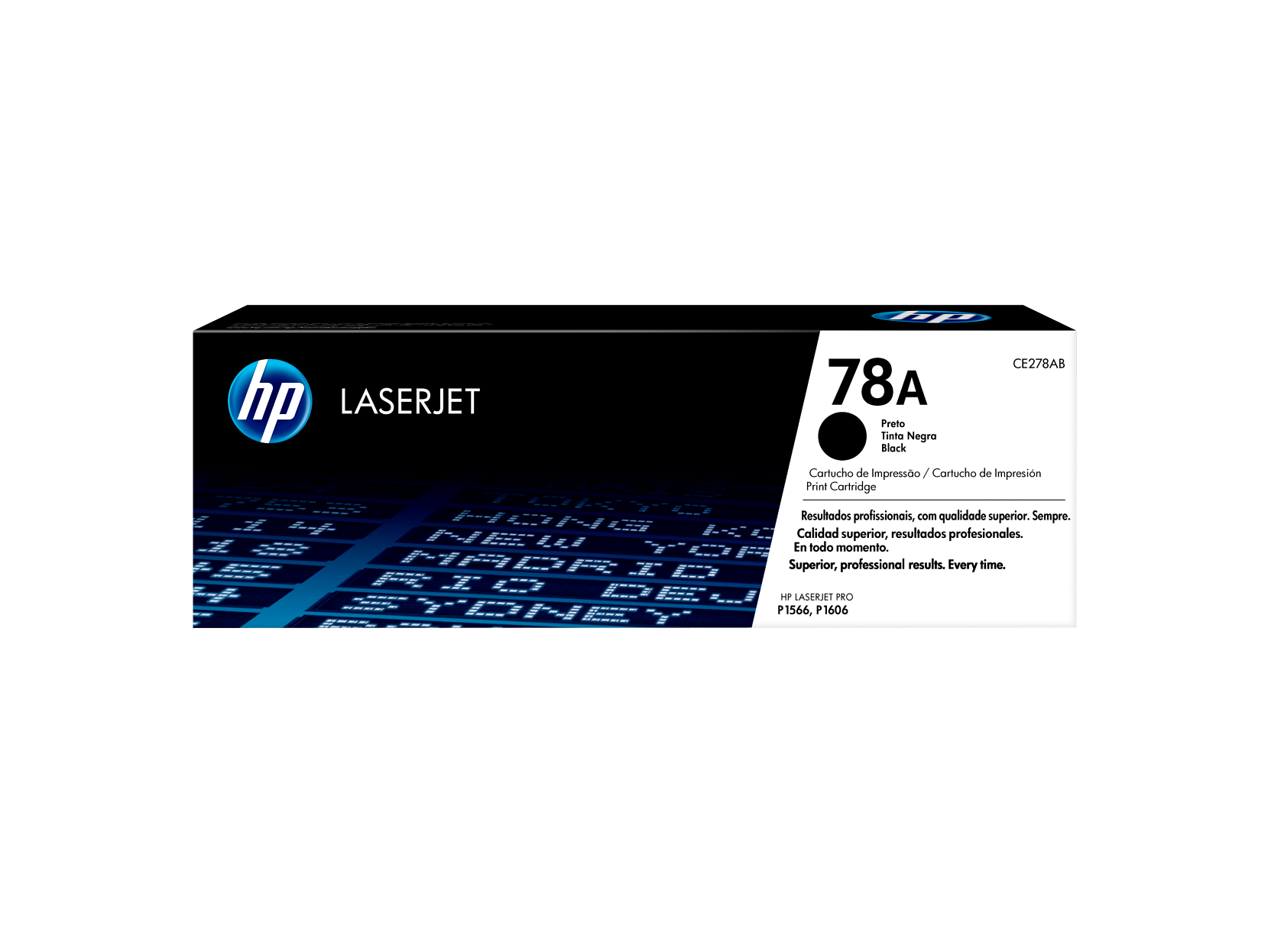 HP 78A Black Original LaserJet Toner Cartridge, ~2,100 pages, CE278A - Afbeelding 1 van 6