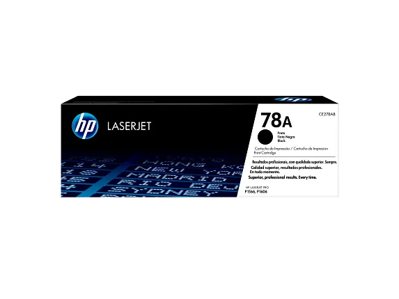 HP Laser Toner Cartridges and Kits, HP 78A Black Original LaserJet Toner Cartridge, CE278A