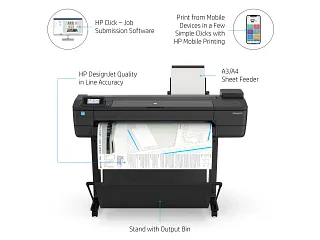 Imprimante Grand Format HP DesignJet T730 36 Pouces – Traceur Technique Compact Et Performant