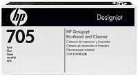 HP 705 Cyan DesignJet Printhead and Printhead Cleaner