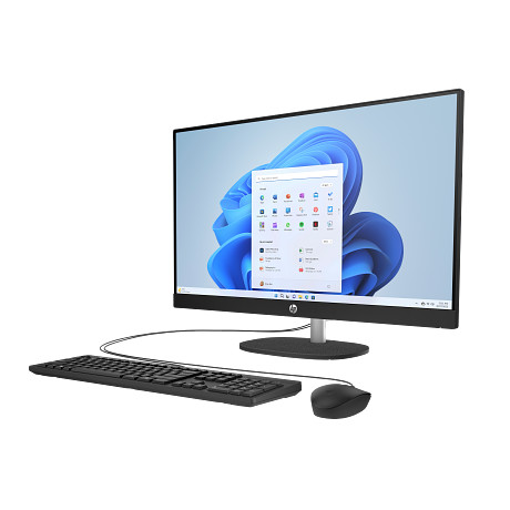 HP 27-cr0008nn AIO AY7P7EA 27" CI3/N300-2.4GHz 8GB 512GB W11H fekete nem érintőképernyős multifunkciós számítógép / PC