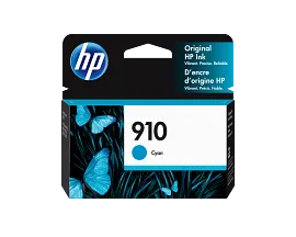 HP 910 Cyan Original Ink Cartridge, 3YL58AN#140