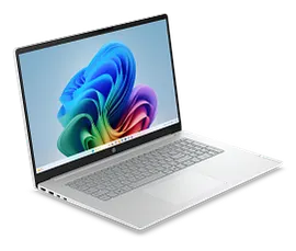 HP OmniBook 3 Laptop Next Gen AI 17-dm0761nr 17.3", Windows 11 Home, Windows Laptop, AMD Ryzen™ AI 7, 16GB RAM, 1TB SSD, FHD, Glacier silver and canvas gray