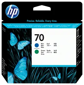 HP 70 Blue and Green DesignJet Printhead, C9408A
