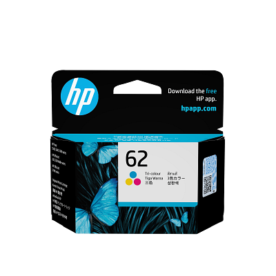 HP 62 Tri-color Original Ink Cartridge